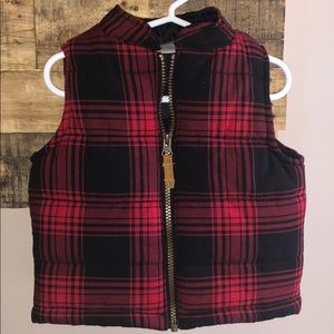 Carter’s plaid puffer vest